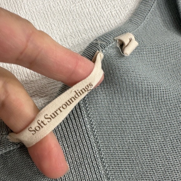 Soft surroundings knit sweater size M - Picture 6 of 9